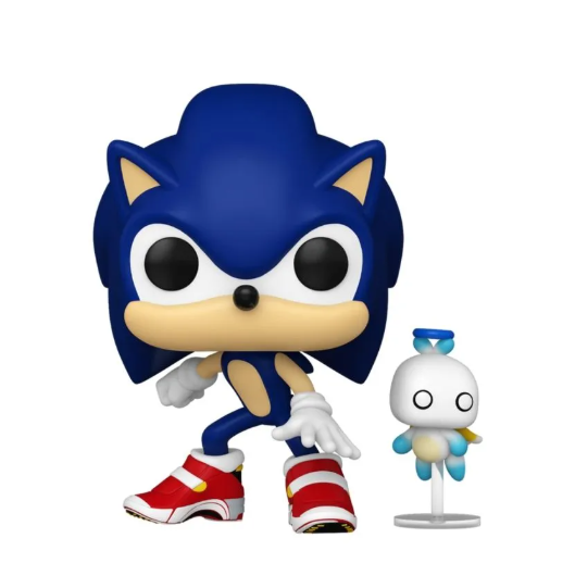 BONECO FUNKO POP SONIC WITH HERO CHAO 1036 - SONIC THE HEDGEHOG