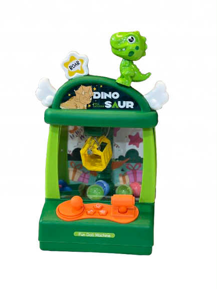 MAQUININHA DE PEGAR BICHINHO COM GARRA DINOSAUR CLAW MACHINE