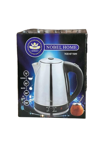 CHALEIRA ELETRICA 1,8L COM REGULAGEM DE TEMPERATURA NOBEL HOME