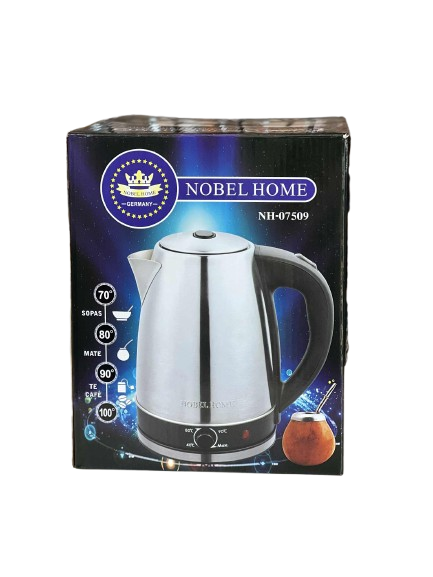 CHALEIRA ELETRICA 1,8L COM REGULAGEM DE TEMPERATURA NOBEL HOME