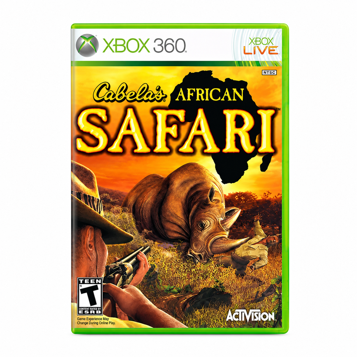 JOGO XBOX 360 CABELAS AFRICAN SAFARI (SEMINOVO)