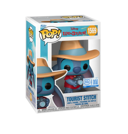 BONECO FUNKO POP STITCH TURISTA 1569 - LILO STITCH