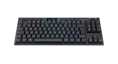 TECLADO GAMER REDRAGON HORUS TKL RGB PRETO SWITCH MARROM - K622