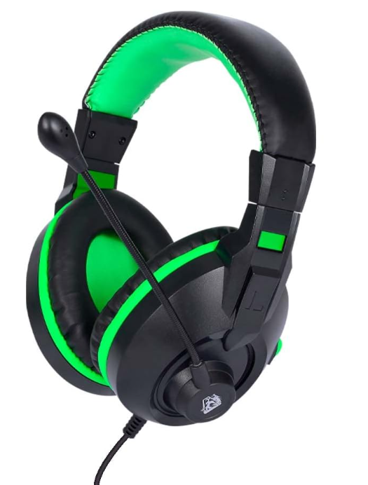 HEADSET GAMER EXODUS MULTIPLATAFORMA P2/P3 VERDE