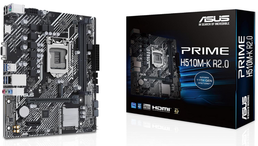 PLACA MAE ASUS PRIME H510M-K R2.0 INTEL LGA 1200 SUPPORTS 11TH GEN DDR4