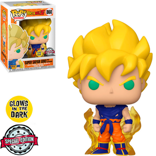 BONECO FUNKO POP GOKU SUPER SAIYAN FIRST APPEARENCE 860 - DRAGON BALL Z