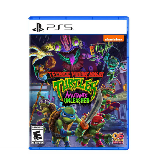 JOGO PS5 TEENAGE MUTANT NINJA TURTLES MUTANTS UNSLEASHED