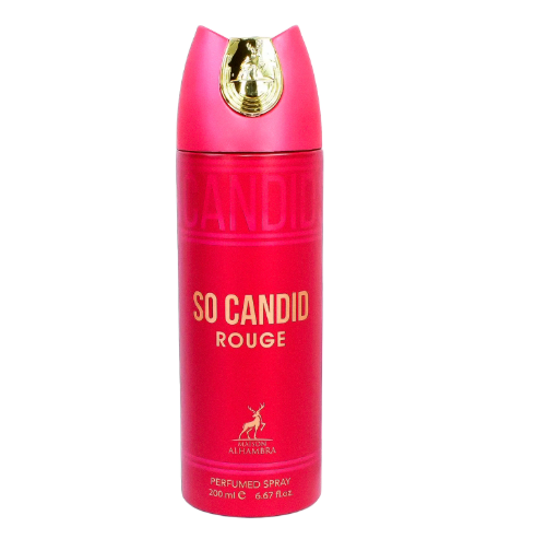 DESODORANTE MAISON ALHAMBRA SO CANDIO ROUGE 200ML