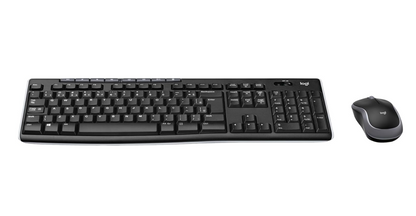 COMBO TECLADO E MOUSE LOGITECH SEM FIO MK295