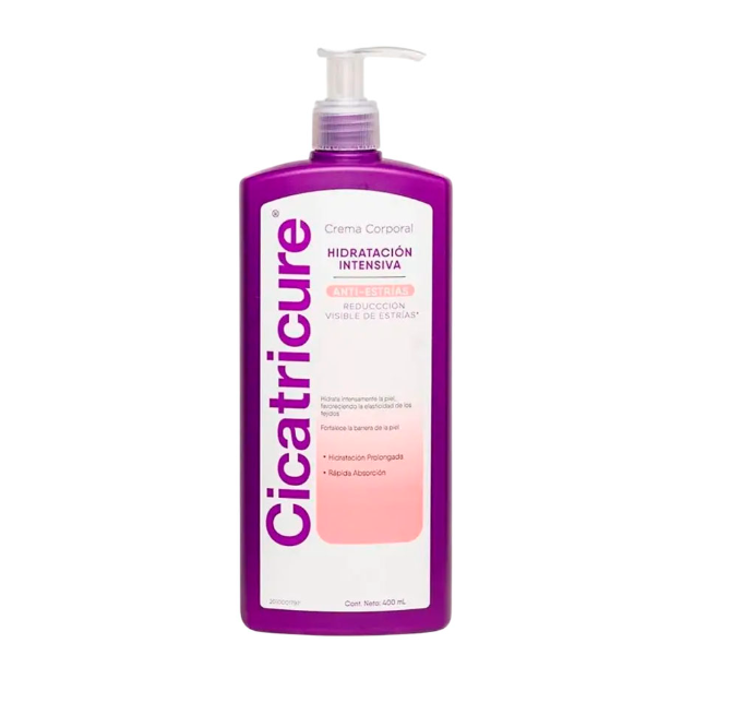 HIDRATANTE CORPORAL CICATRICURE ANTI-ESTRIAS 400ML