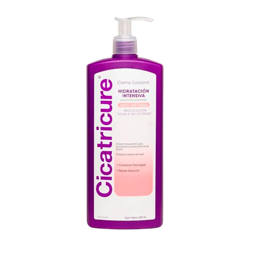 HIDRATANTE CORPORAL CICATRICURE ANTI-ESTRIAS 400ML