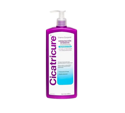 HIDRATANTE CORPORAL CICATRICURE REPARAÇÃO 400ML