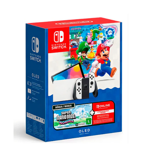 CONSOLE NINTENDO SWITCH OLED 64GB + MARIO WONDER