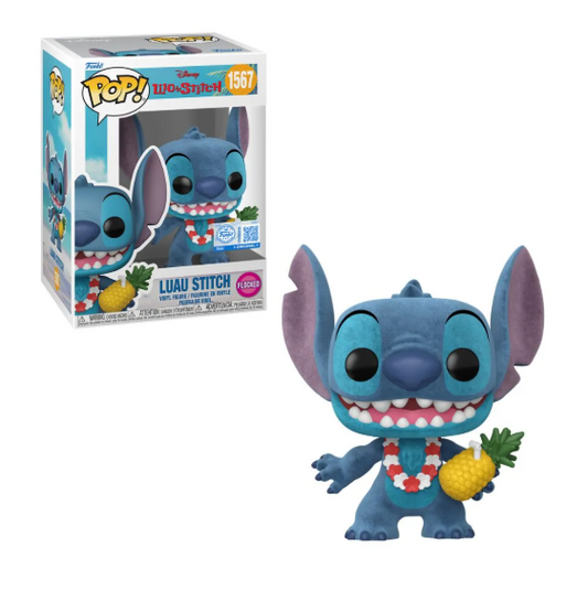 BONECO FUNKO POP LUAU STITCH FLOCKED 1567 - LILO STITCH