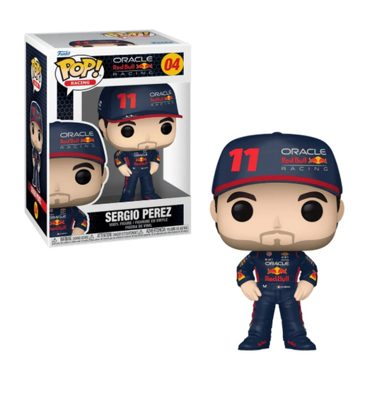 BONECO FUNKO POP SERGIO PEREZ 04 - RACING RED BULL
