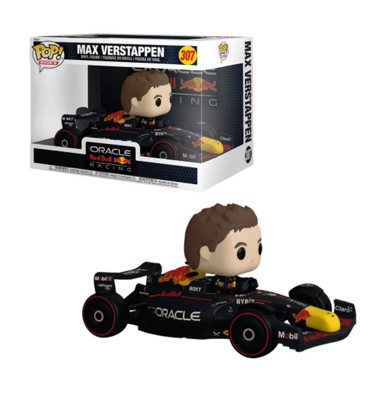 BONECO FUNKO POP MAX VERTAPPEN RIDES SUPER DELUXE 307 - RACING RED BULL