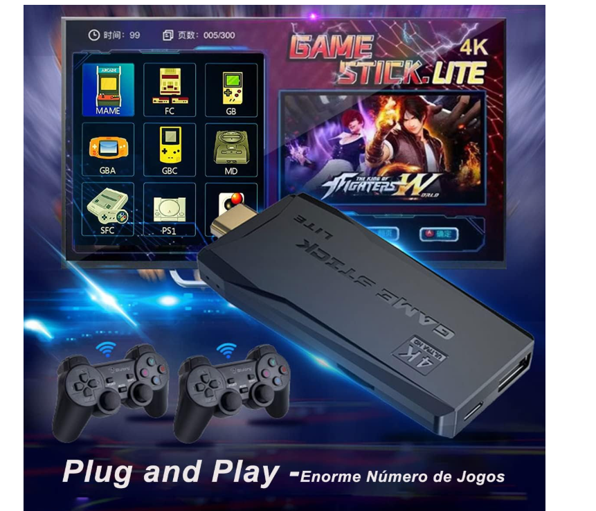GAME STICK BLULORY 10.000 JOGOS RETRO