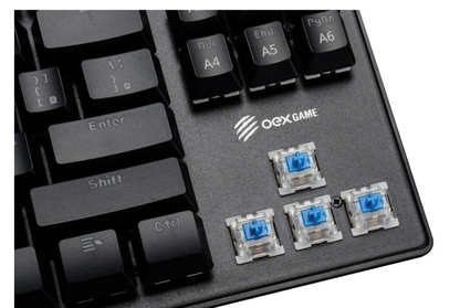 TECLADO GAMER SPECTRUM OEX TC602 SWITCH BLUE