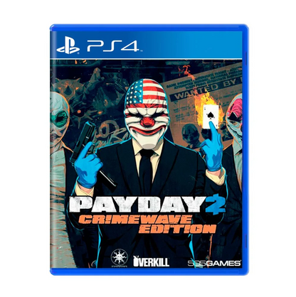 JOGO PS4 PAYDAY 2 CRIMEWAVE (SEMINOVO)