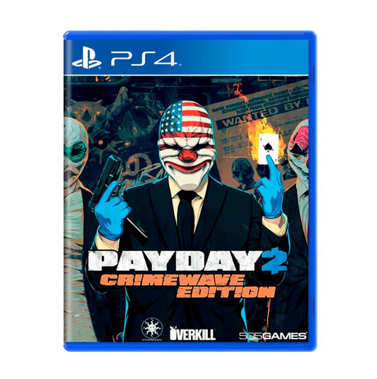 JOGO PS4 PAYDAY 2 CRIMEWAVE (SEMINOVO)