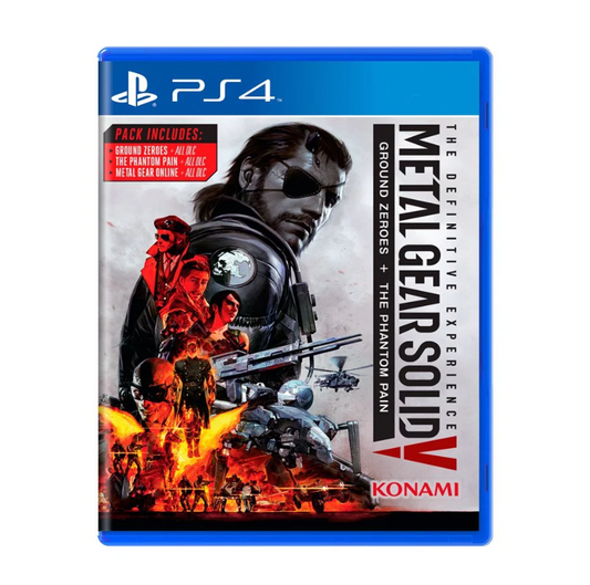 JOGO PS4 METAL GEAR V THE DEFINITIVE EXPERIENCE (SEMINOVO)