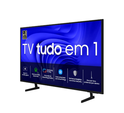 TV SAMSUNG SMART TV 75'' CRYSTAL UHD 4K 75DU7700 GAMING HUB ALEXA BUILT, PRETO