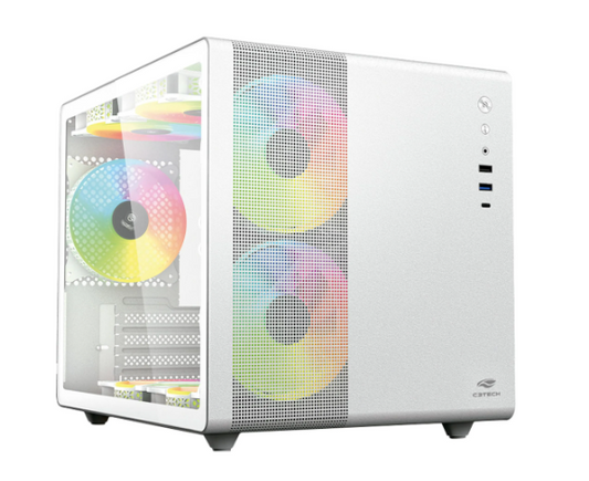 GABINETE AQUARIO C3TECH MT-G710WH BRANCO
