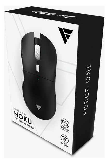MOUSE FORCE ONE HOKU WIRELESS 26.000 DPI PRETO