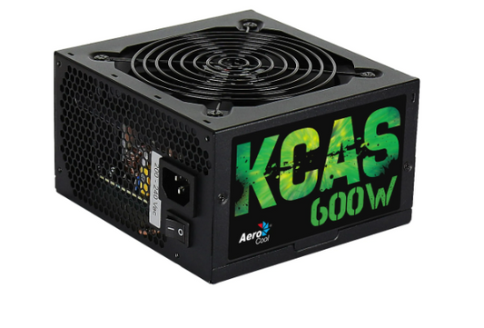 FONTE AEROCOOL KCAS 600W 80 PLUS FULL RANGE