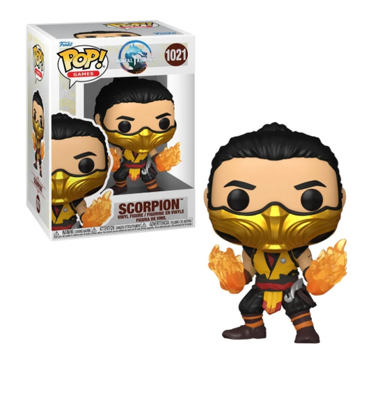 BONECO FUNKO POP SCORPION 1021 - MORTAL KOMBAT 1