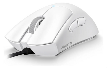 MOUSE GAMER FORCE ONE PHANTOM 8K WHITE 26.000 DPI