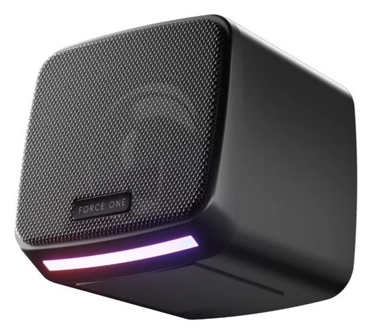 CAIXA DE SOM FORCE ONE EXPLORER BLACK RGB USB
