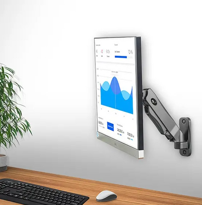 SUPORTE MULTIARTICULADO COM PISTÃO A GÁS PARA MONITOR 17' A 34' ELG F410