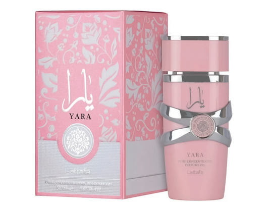 PERFUME YARA LATTAFA PURE OIL CONCENTRATED 20ML FEMININO