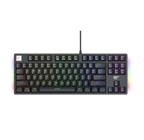 TECLADO HAVIT MECANICO KB890L PRETO RGB