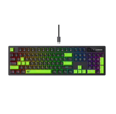 TECLADO HAVIT MECANICO KB893L RGB PRETO