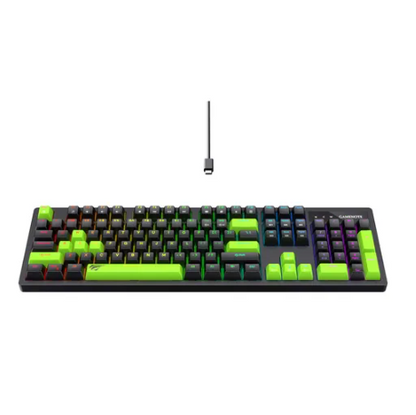 TECLADO HAVIT MECANICO KB893L RGB PRETO