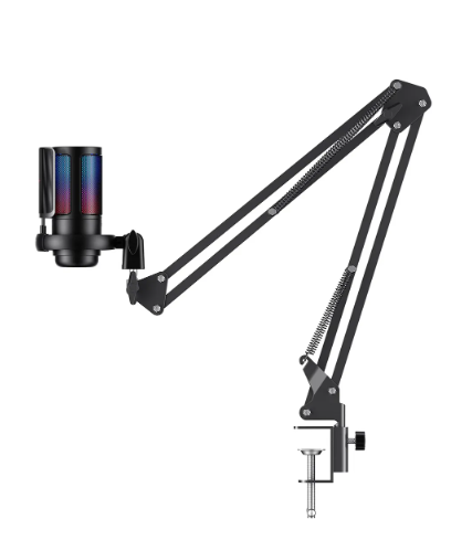 MICROFONE GAMER HAVIT GK50 PRO COM BRAÇO ARTICULADO