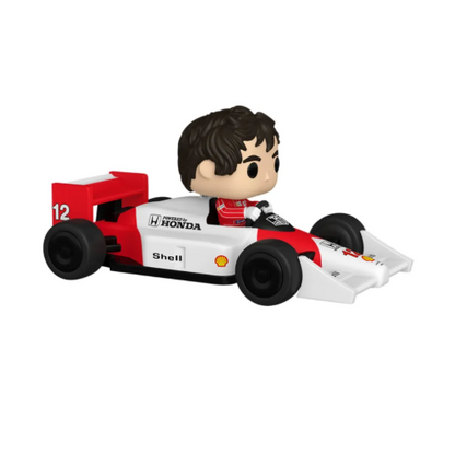 BONECO FUNKO POP AYRTON SENNA MCLAREN 12 - RIDES SUPER DELUXE