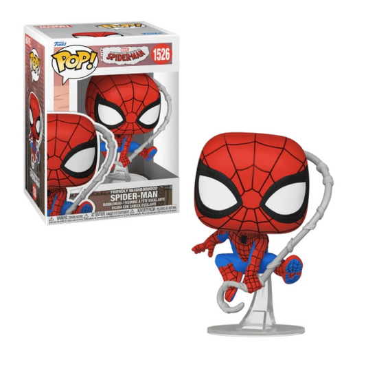 BONECO FUNKO POP SPIDER MAN 1526 - HOMEM ARANHA AMIGÃO DA VIZINHANÇA