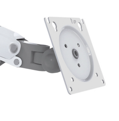 SUPORTE ARTICULADO DE MESA ELG COM PISTAO A GAS 17'' A 35'' POLEGADAS BRANCO
