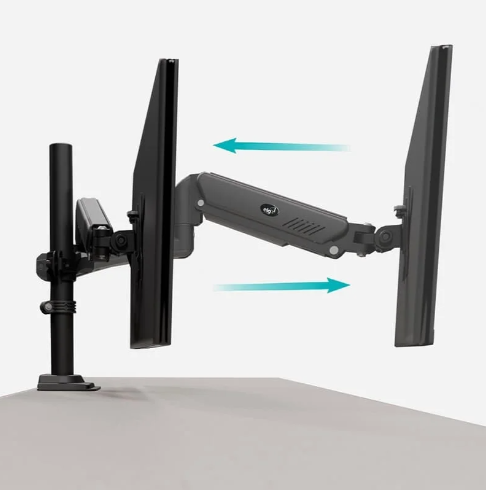 SUPORTE MONITOR TORRE MULTIARTICULADO ELG PISTAO A GAS 17'' A 35'' POLEGADAS FH80L