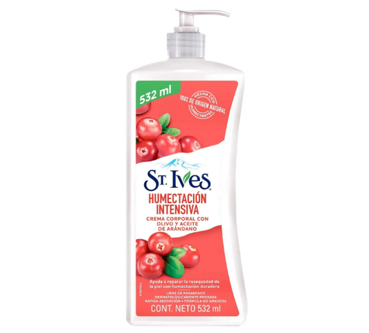 HIDRATANTE CORPORAL ST IVES AZEITONA E MIRITLO 532ML