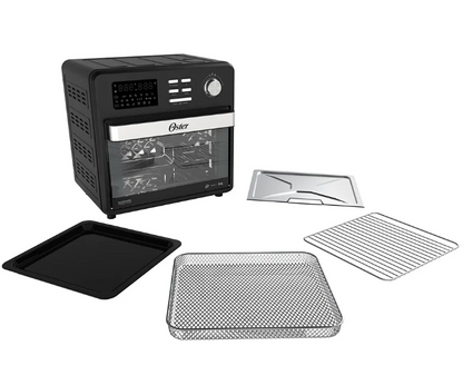 FORNO FRYER OSTER 15L OFOR160 FUNÇÃO TURBO CONVECÇÃO PRETO 220V