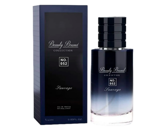 PERFUME BEUTY BRAND 052 SAUVAGE EAU DE PARFUM MASCULINO 25ML