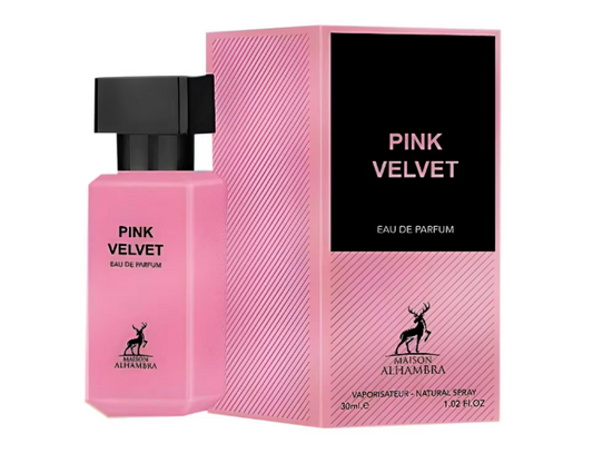 PERFUME MAISON ALHAMBRA PINK VELVET EAU DE PARFUM FEMININO 30ML