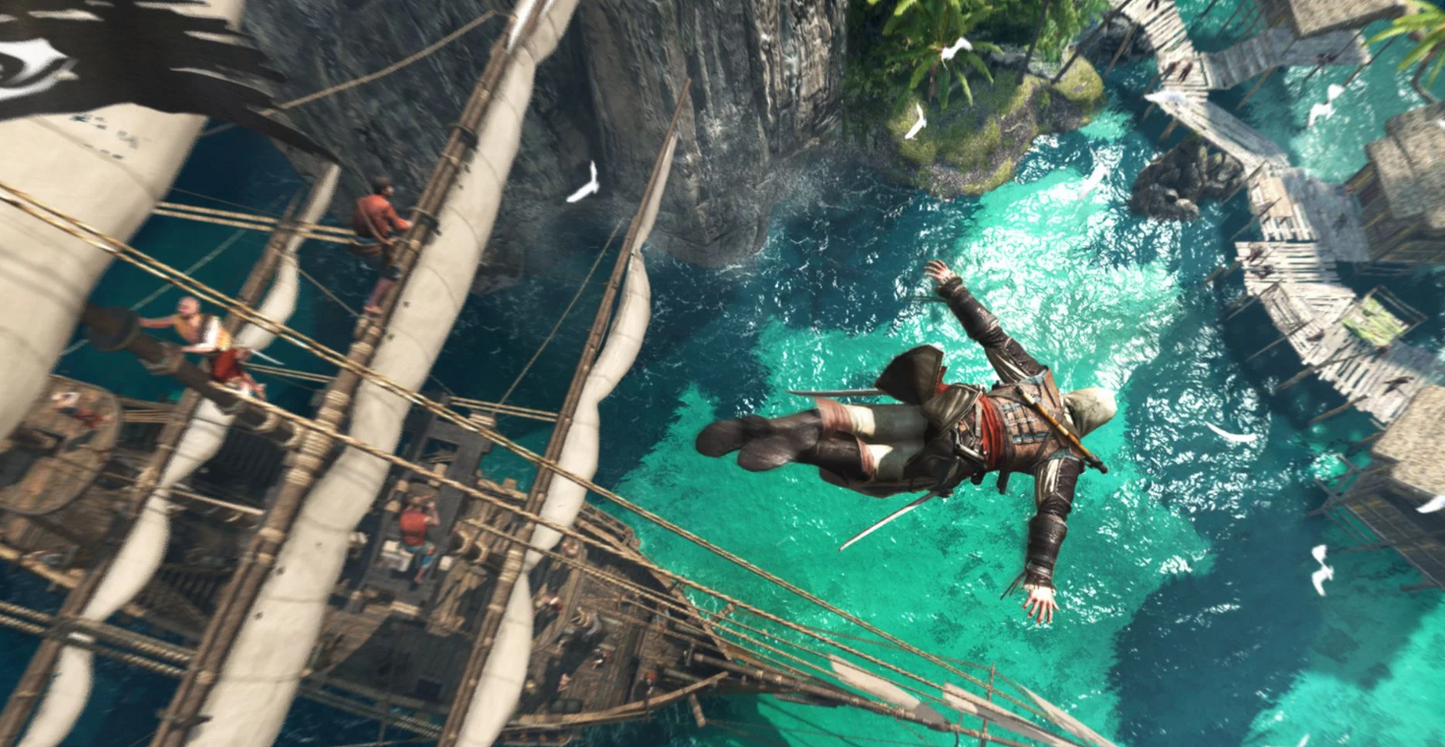 JOGO PS4 ASSASSINS CREED BLACK FLAG (SEMINOVO)