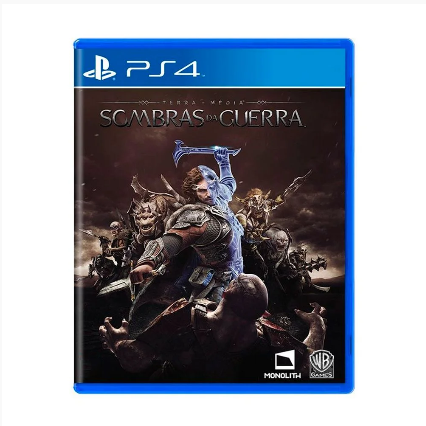 JOGO PS4 SOMBRAS DA GUERRA (SEMINOVO)