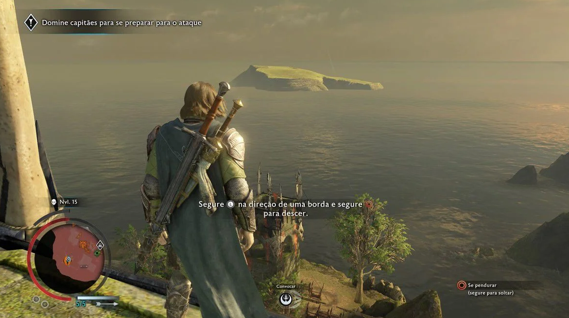 JOGO PS4 SOMBRAS DA GUERRA (SEMINOVO)