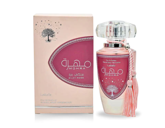 PERFUME LATTAFA MOHRA SILKY ROSE EAU DE PARFUM FEMININO 100ML
